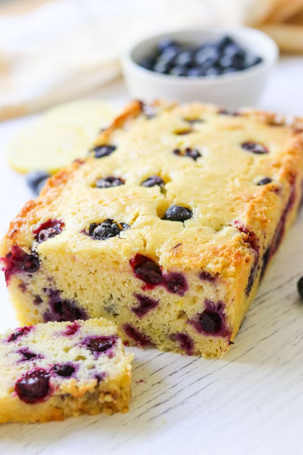 How to make a Lemon Blueberry Loaf.