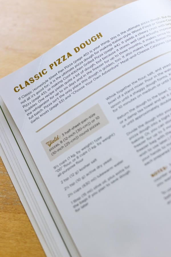 Classic Pizza Dough recipe.