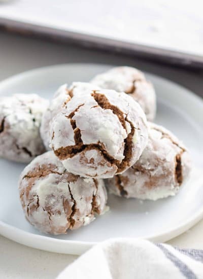 Cookies on a plate.