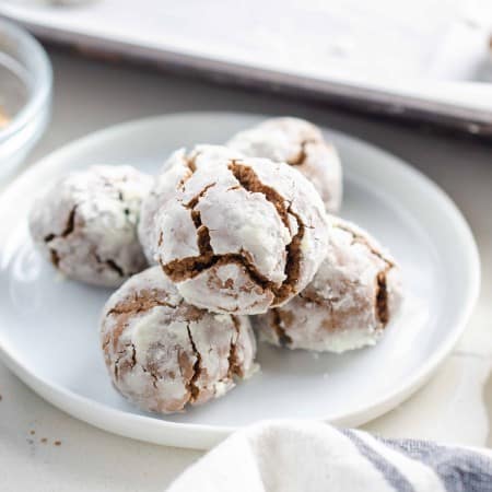 Cookies on a plate.