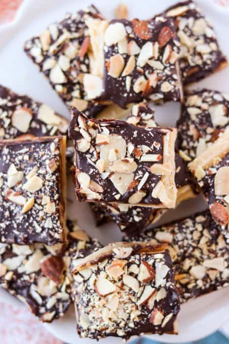 Top view of Condensed Milk Toffee.