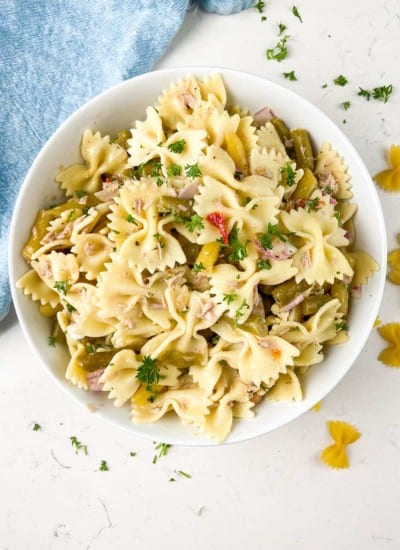 4-Bean Tuna Pasta Salad.