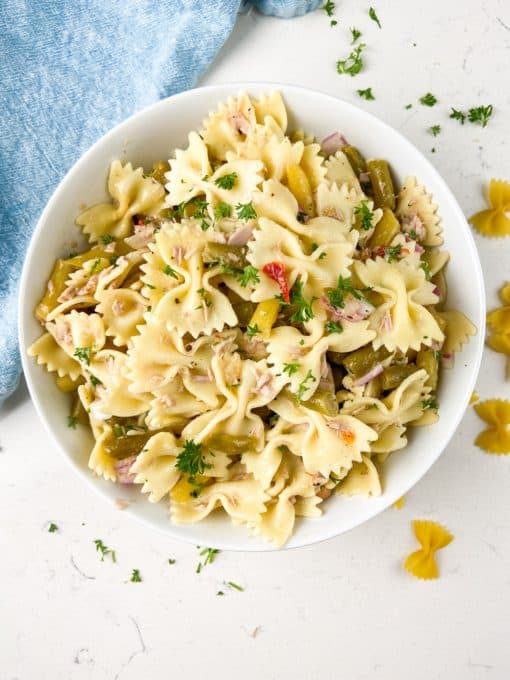 4-Bean Tuna Pasta Salad.