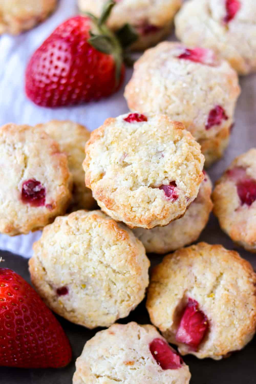 Strawberry Cream Cheese Scones.