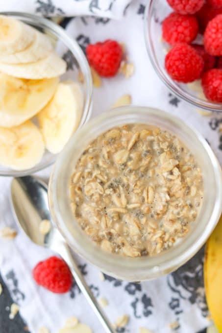 Banana overnight oats