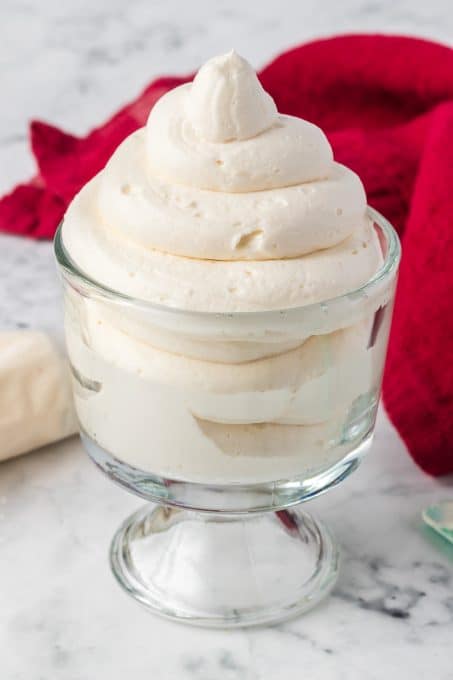 Stabilized Whipped Cream - a great Cool Whip substitute.