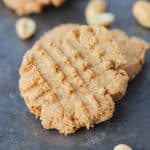 3 Ingredient Sugar Free Peanut Butter Cookies