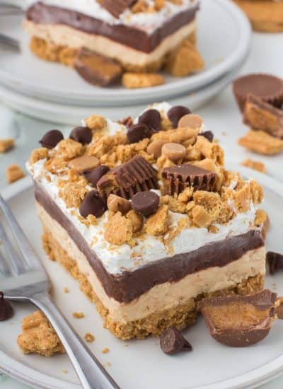 No Bake Chocolate Peanut Butter Dream Bars