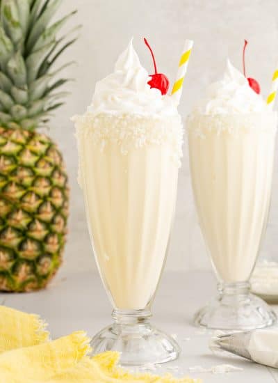 Pina Colada Milkshakes