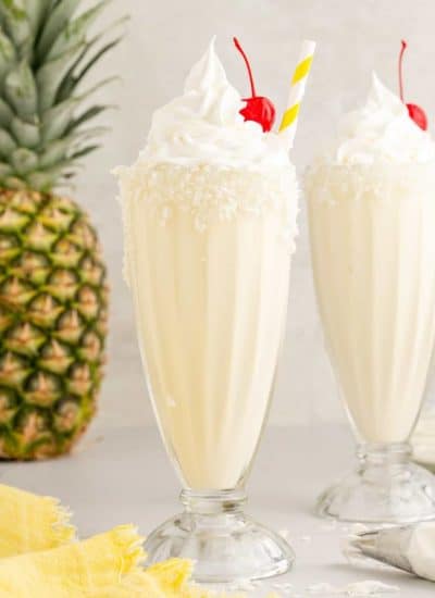 Pina Colada Milkshakes