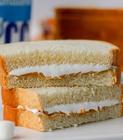 A Fluffernutter sandwich