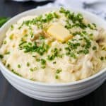 The BEST Cheesy Mashed Potatoes