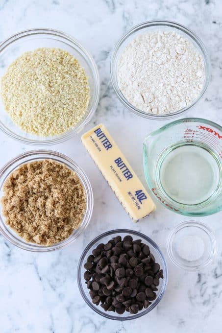 Ingredients for Lace Cookies.