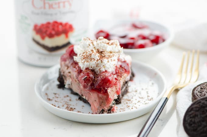 Cherry Hot Chocolate Cheesecake