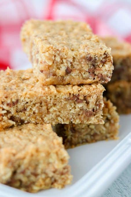 Toffee Coconut Oatmeal Bars