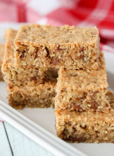 Toffee Coconut Oatmeal CookieBars