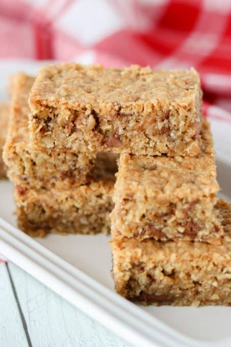Toffee Coconut Oatmeal CookieBars