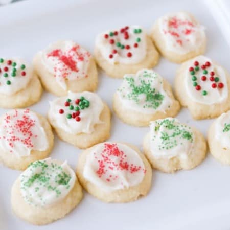 Cream Cheese Meltaway Cookies.