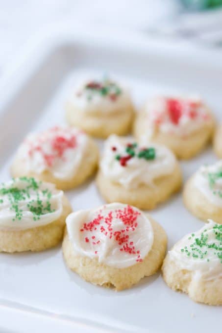 Cream Cheese Meltaway Cookies.