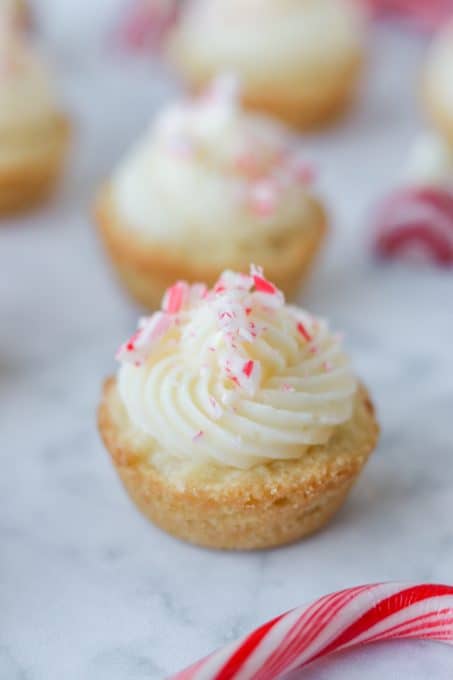 Peppermint Sugar Cookie Cups