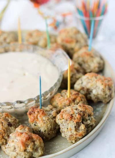 Bisquick Sausage Balls