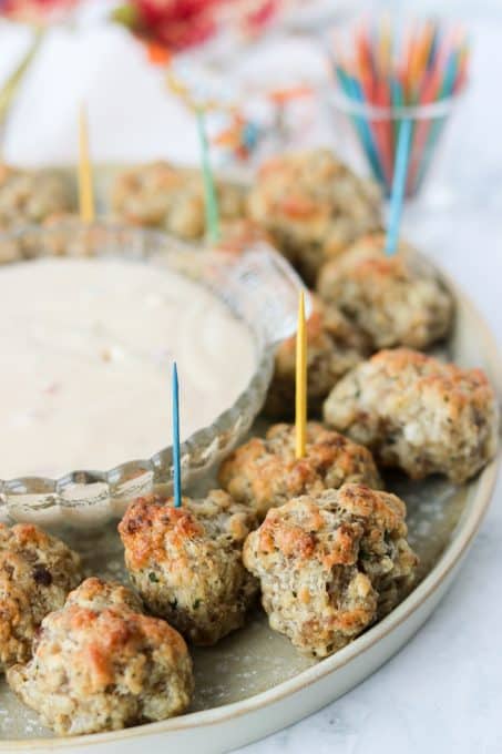 Bisquick Sausage Balls