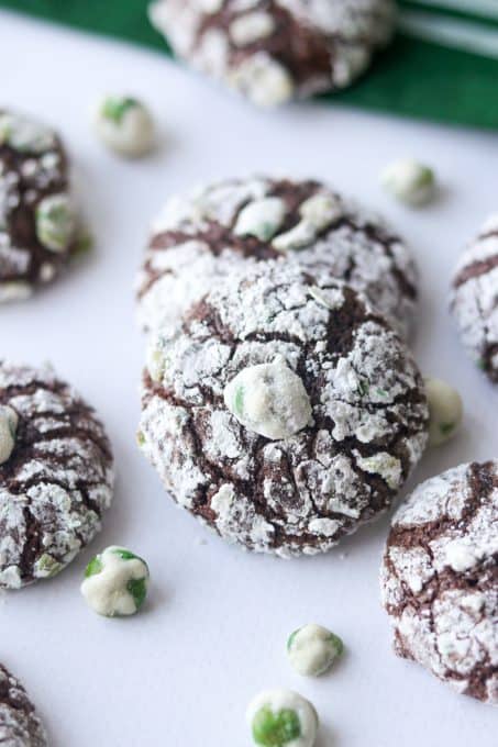 Wasabi Chocolate Crinkles