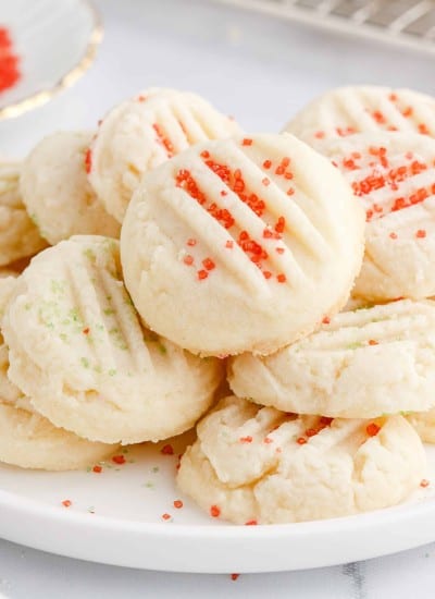 Whipped Shortbread Cookies