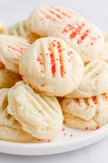 Whipped Shortbread Cookies