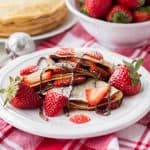 Strawberry Nutella Crepes