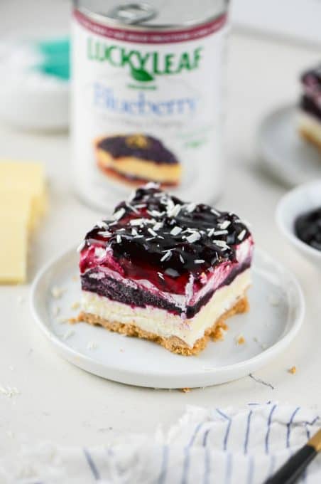 No Bake Blueberry Cheesecake Dessert