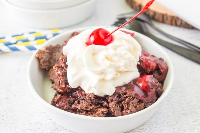 Chocolate Cherry Dump Cake