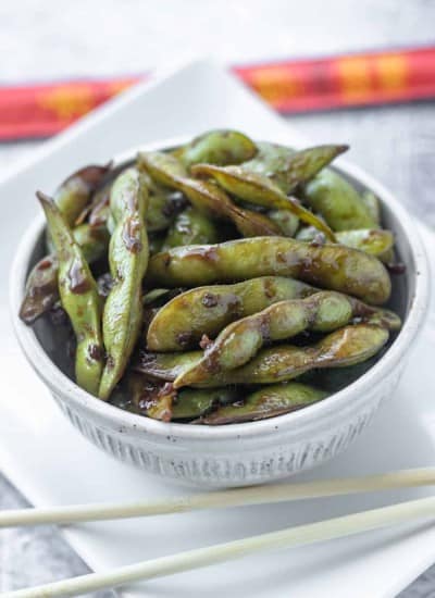 Edamame appetizer