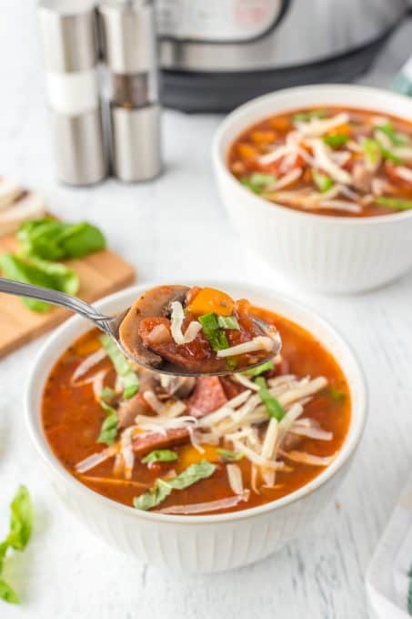 Instant Pot Pizza Soup