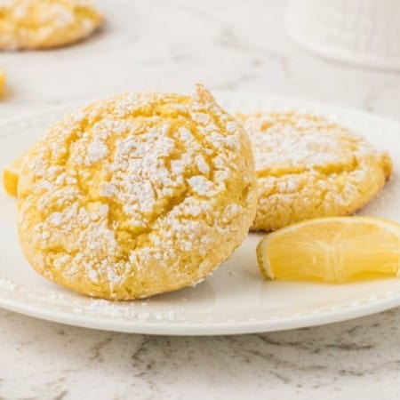 Lemon Cake Mix Cookies