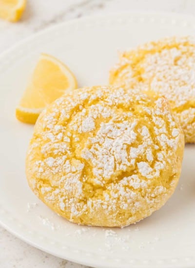 Lemon Cake Mix Cookies