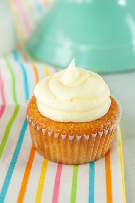 Pineapple Cupcakes with Coconut Frosting