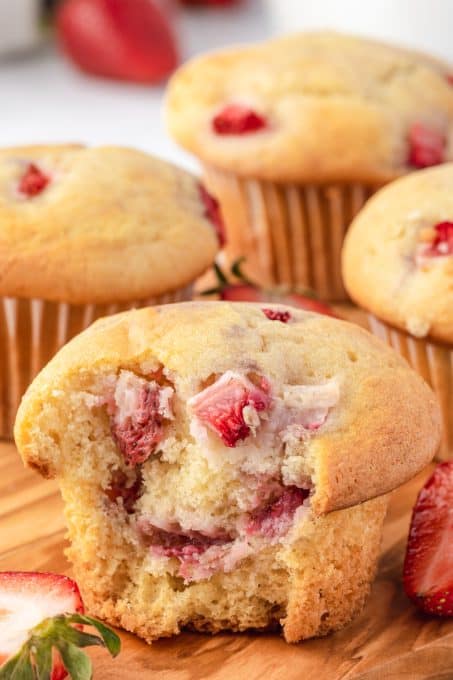 Strawberry Cream Muffins