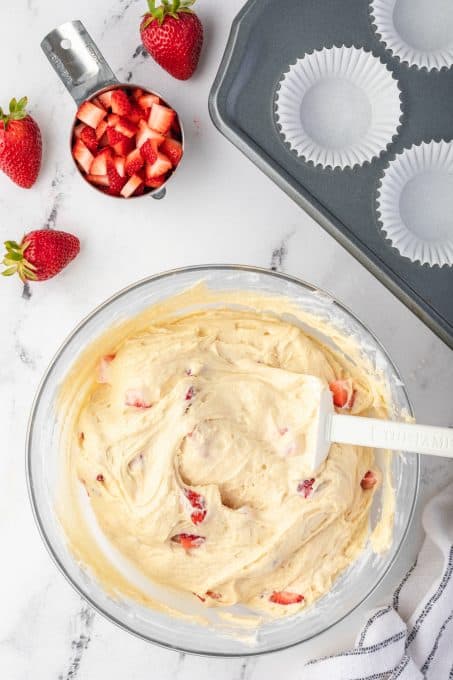 Strawberry Muffin Batter