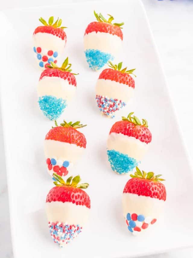 Red, White, & Blue Strawberries