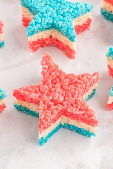 4th of July Rice Krispie Treats