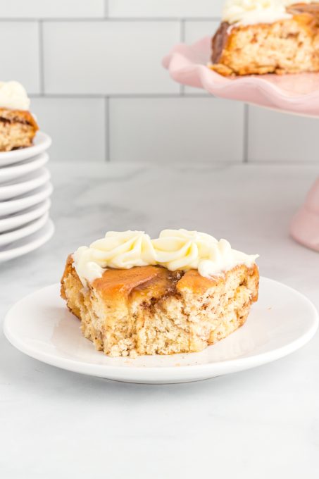 Cinnamon Roll Cake