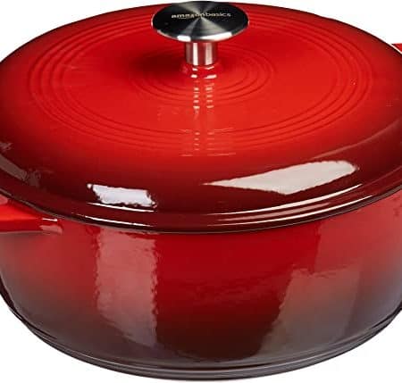 Amazon Basics 6 Qt. Cast Iron Dutch Oven