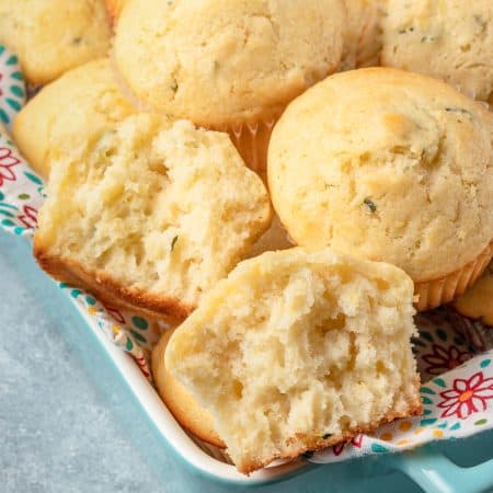 Lemon Zucchini Muffins