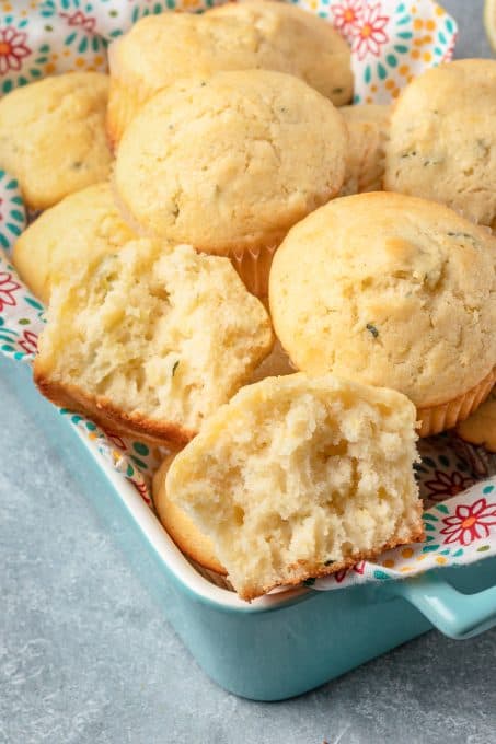 Lemon Zucchini Muffins