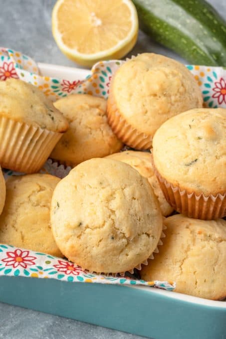 Zucchini Lemon Muffins.