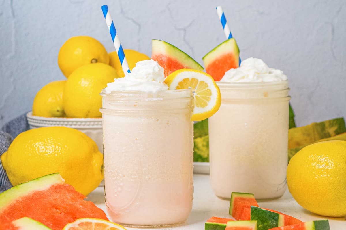 Easy Frosted Watermelon Lemonade Recipe 365 Days of Baking