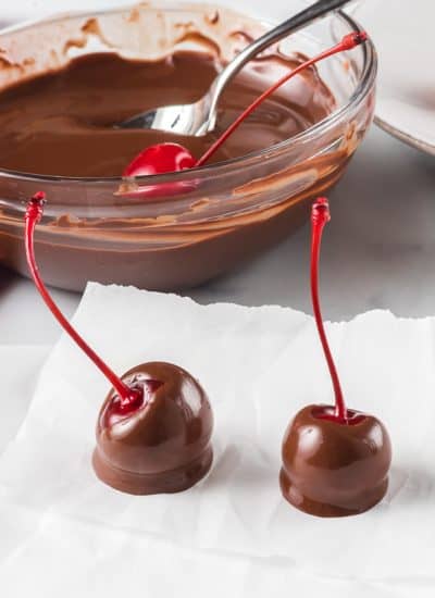 Easy 3 Ingredient Chocolate Covered Cherries