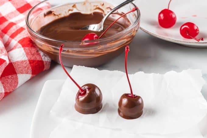 Easy 3 Ingredient Chocolate Covered Cherries