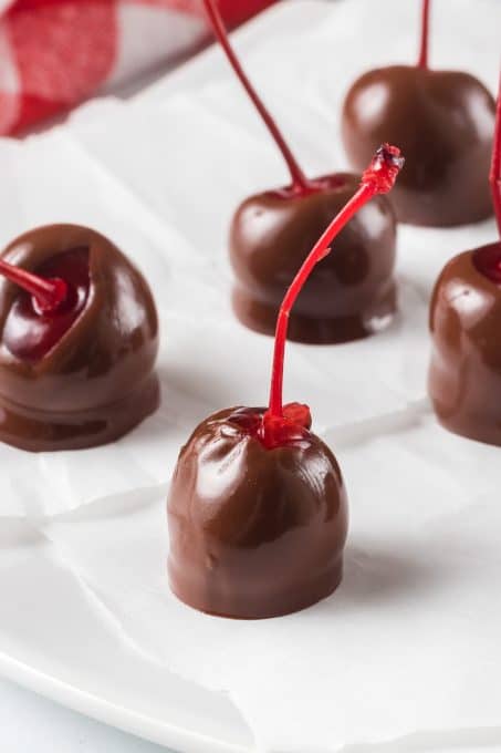 Easy 3 Ingredient Chocolate Covered Cherries
